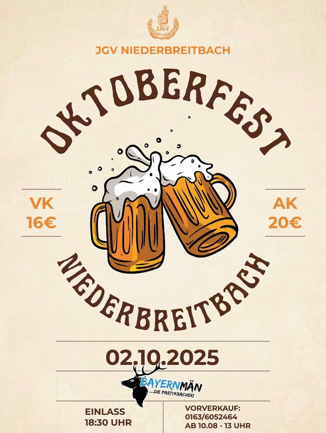 Niederbreitbach 2025 Wir sind NEU am Start, da unsere alte Seite gehackt und gesperrt wurde! Also schaut vorbei und lasst den Daumen da, danke Euch!