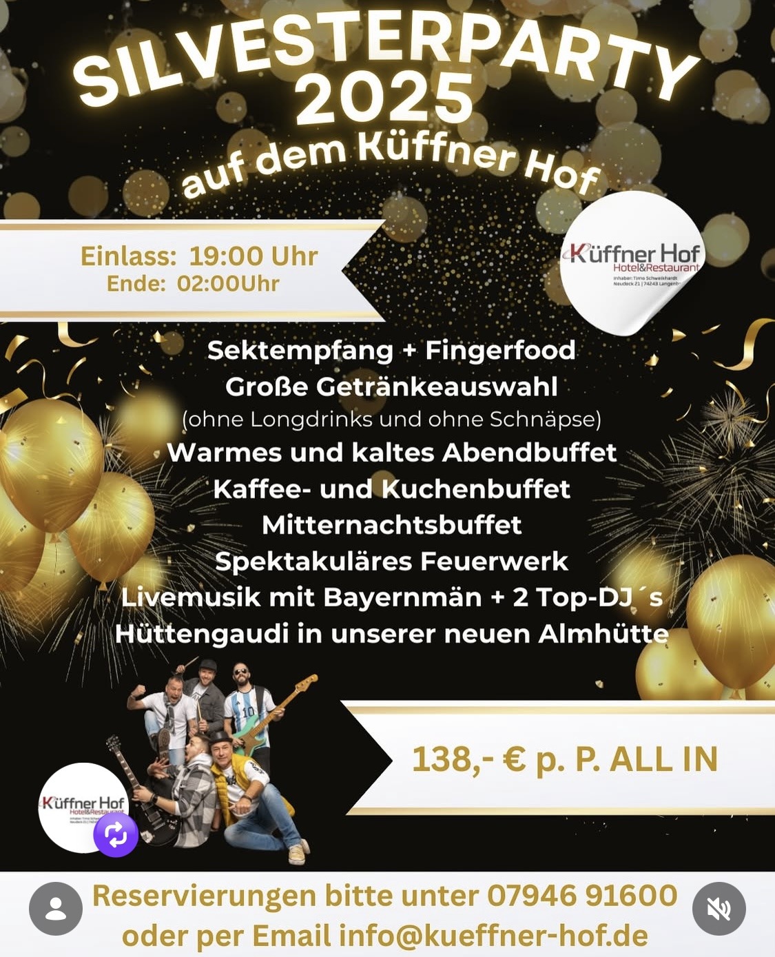 Wir sind NEU am Start, da unsere alte Seite gehackt und gesperrt wurde! Also schaut vorbei und lasst den Daumen da, danke Euch!